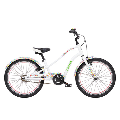 Electra Cat’s Meow Girls 3i 20-Inch Kids Bike - White