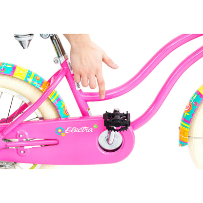 Electra Water Lily - 1 Girl’s 16 Inches Kids Bike - Bright Pink
