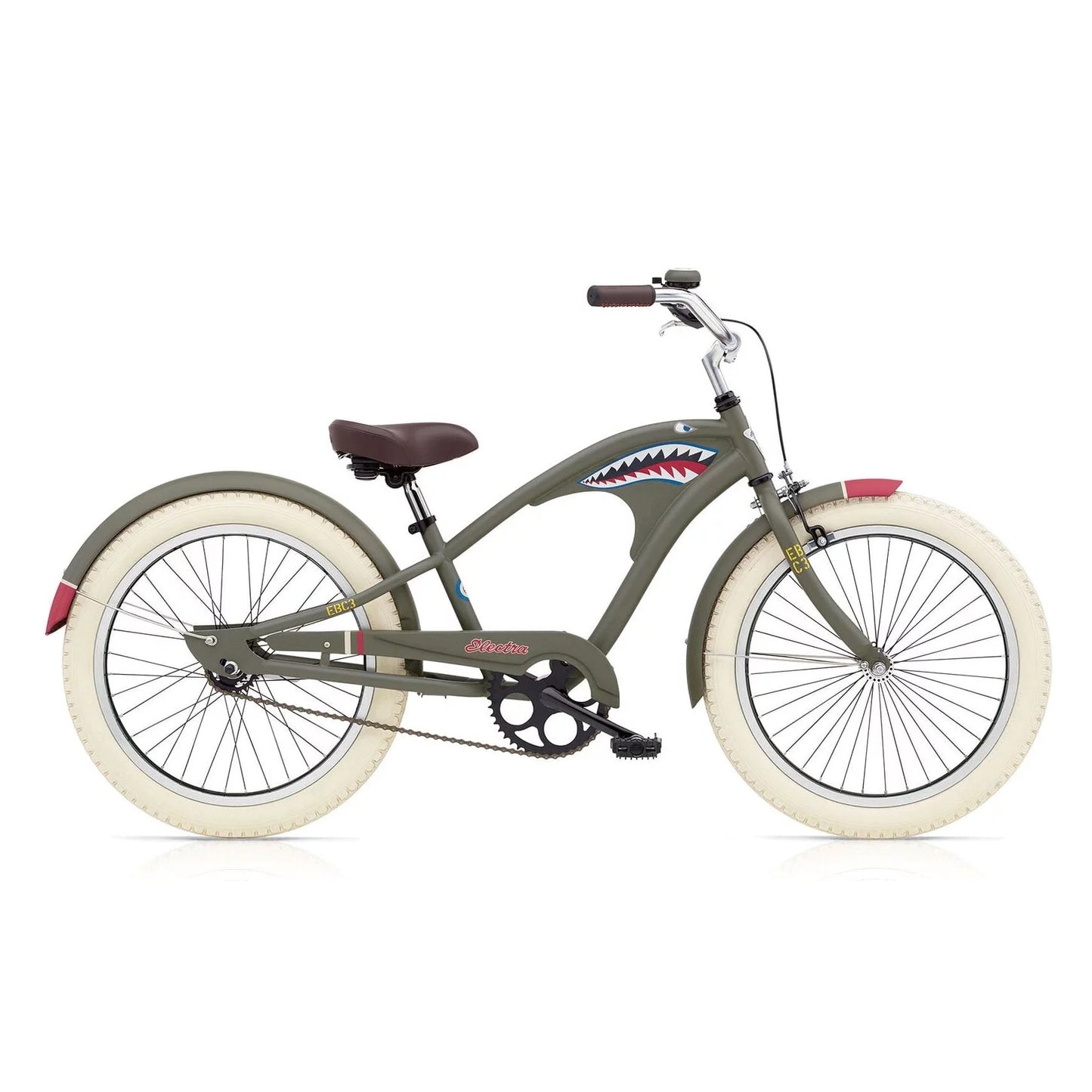 Electra Tiger Shark Boys 20-Inch Kids Bike - Midway Grey