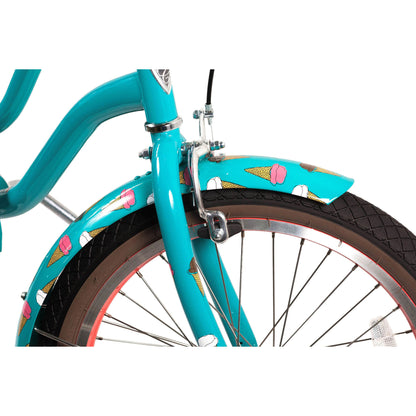 Electra Sweet Ride Girls 20-Inch Kids Bike - Teal