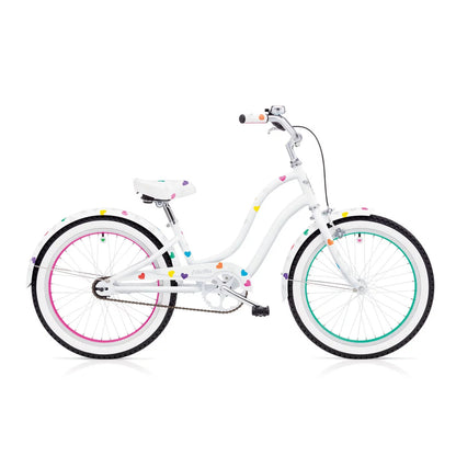 Electra Heartchya Girls 20-Inch 3i Kids Bike