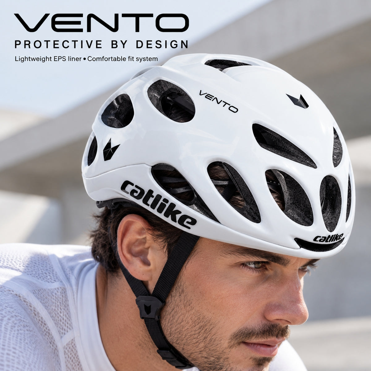 Catlike Vento Cycling Helmet - White | Medium