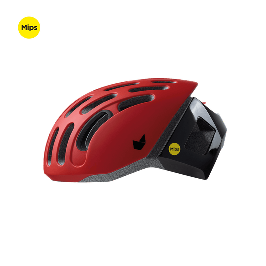 Catlike Whisper II Cycling Helmet | Red/Balck