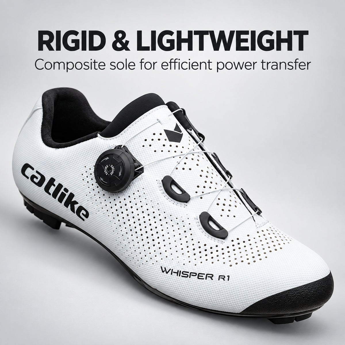 Catlike Whisper R1 Road Cycling Shoes - White | EU 39