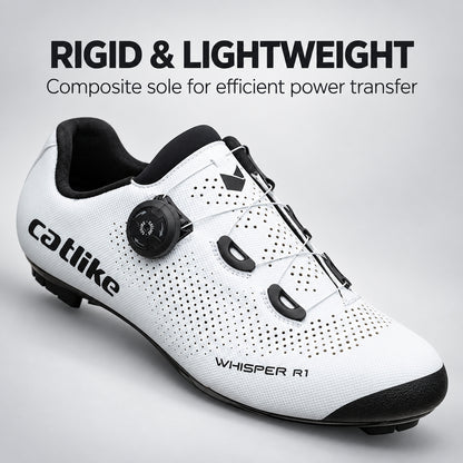 Catlike Whisper R1 Road Cycling Shoes - White | EU 39