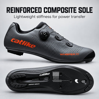 Catlike Whisper R1 Road Cycling Shoes - Grey | EU 39