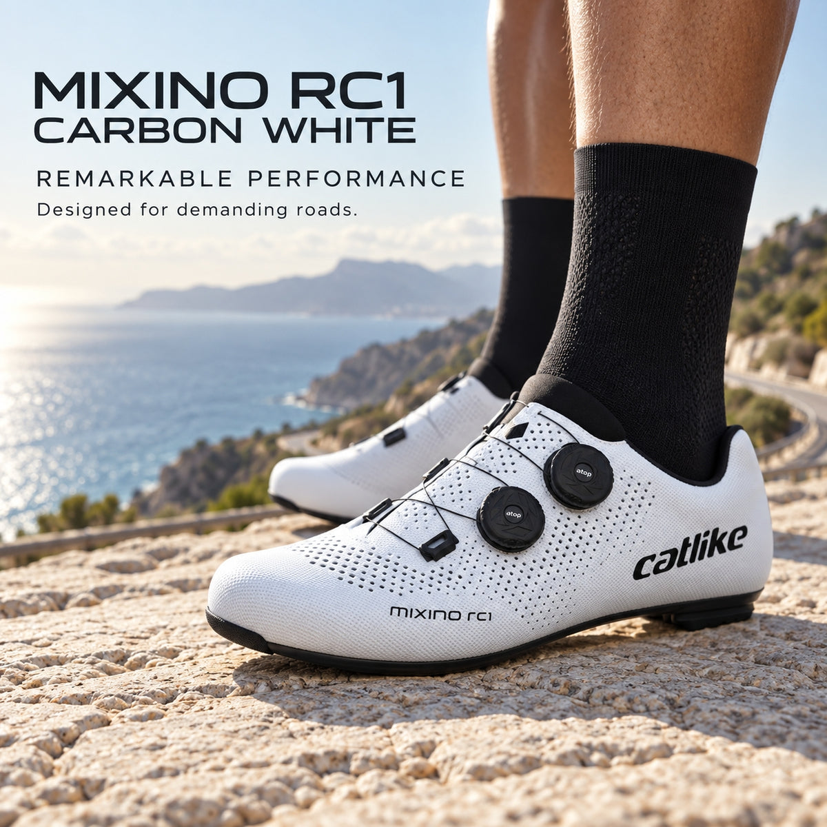 Catlike Mixino RC1 Road Cycling Shoes - White | EU 39