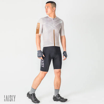 Baisky Men's Cycling Short Jersey | Illusory Brown