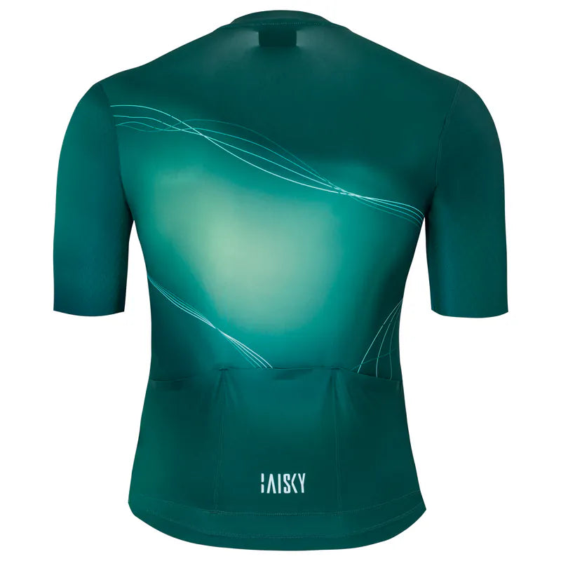 Baisky Men's Cycling Short Jersey | Critical Point Green