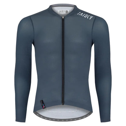 Baisky Men’s Cycling Long Jersey  | Purity IV Gray Blue