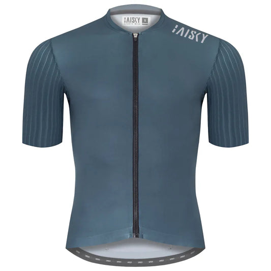 Baisky Men's Cycling Short Jersey  | Purity V Grey Blue