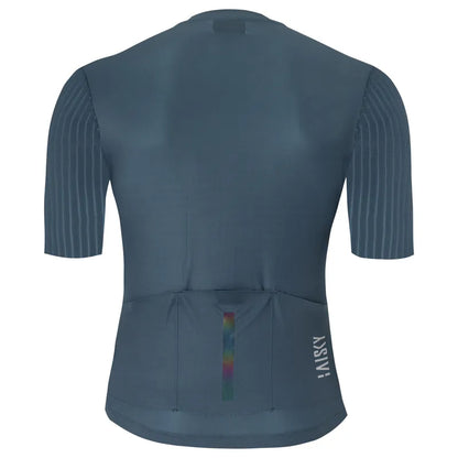 Baisky Men's Cycling Short Jersey  | Purity V Grey Blue