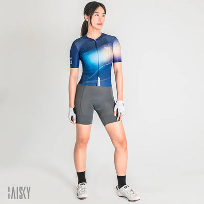 Baisky Women’s Cycling Short Jersey | Critical Point Darkblue