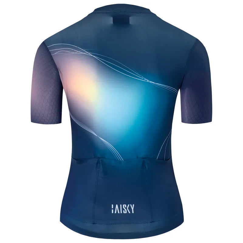 Baisky Women’s Cycling Short Jersey | Critical Point Darkblue