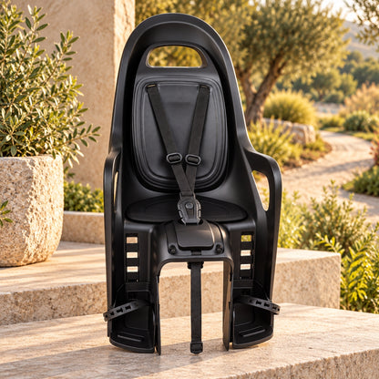 Polisport Groovy CFS XR Rear Bicycle Child Seat - Black