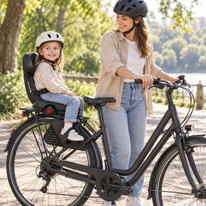 Polisport Guppy Junior CFS XR Rear Bicycle Seat - Black