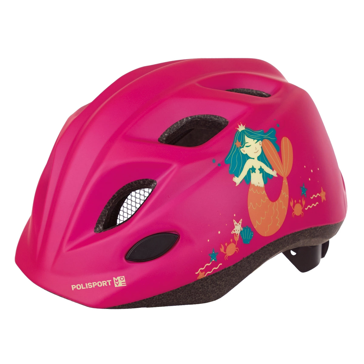Polisport Kids Premium Bicycle Helmet with LED Light - Pink | Extra Small (48 - 52 cm)