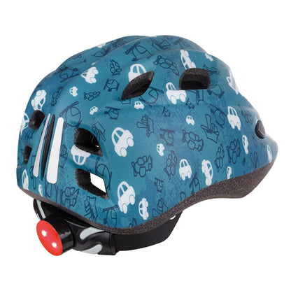 Polisport Kids Premium Bicycle Helmet with LED Light - Pink | Extra Small (48 - 52 cm)