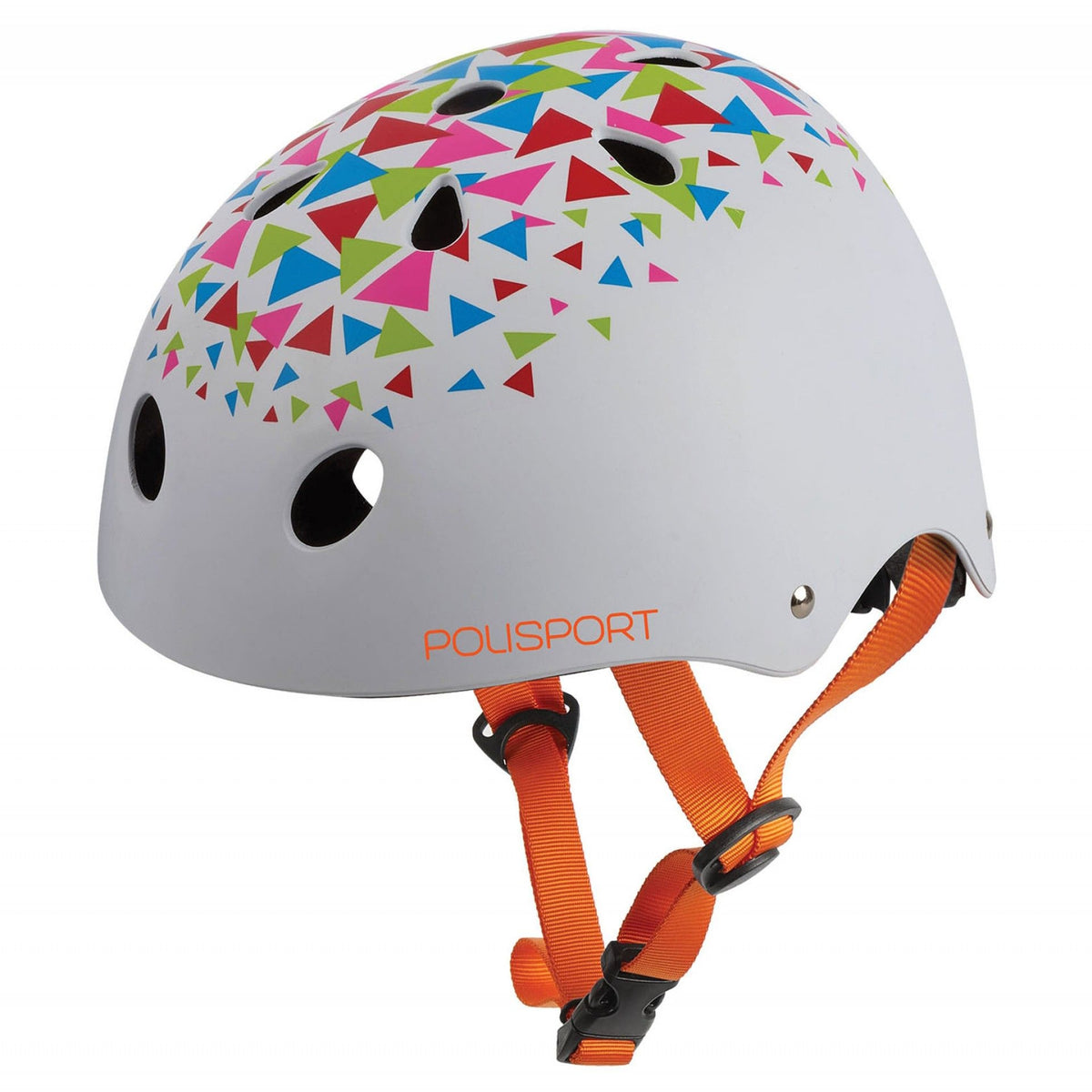 Polisport Urban Radical Kids Cycling Helmet - Black Green | Small (53 - 55 cm)