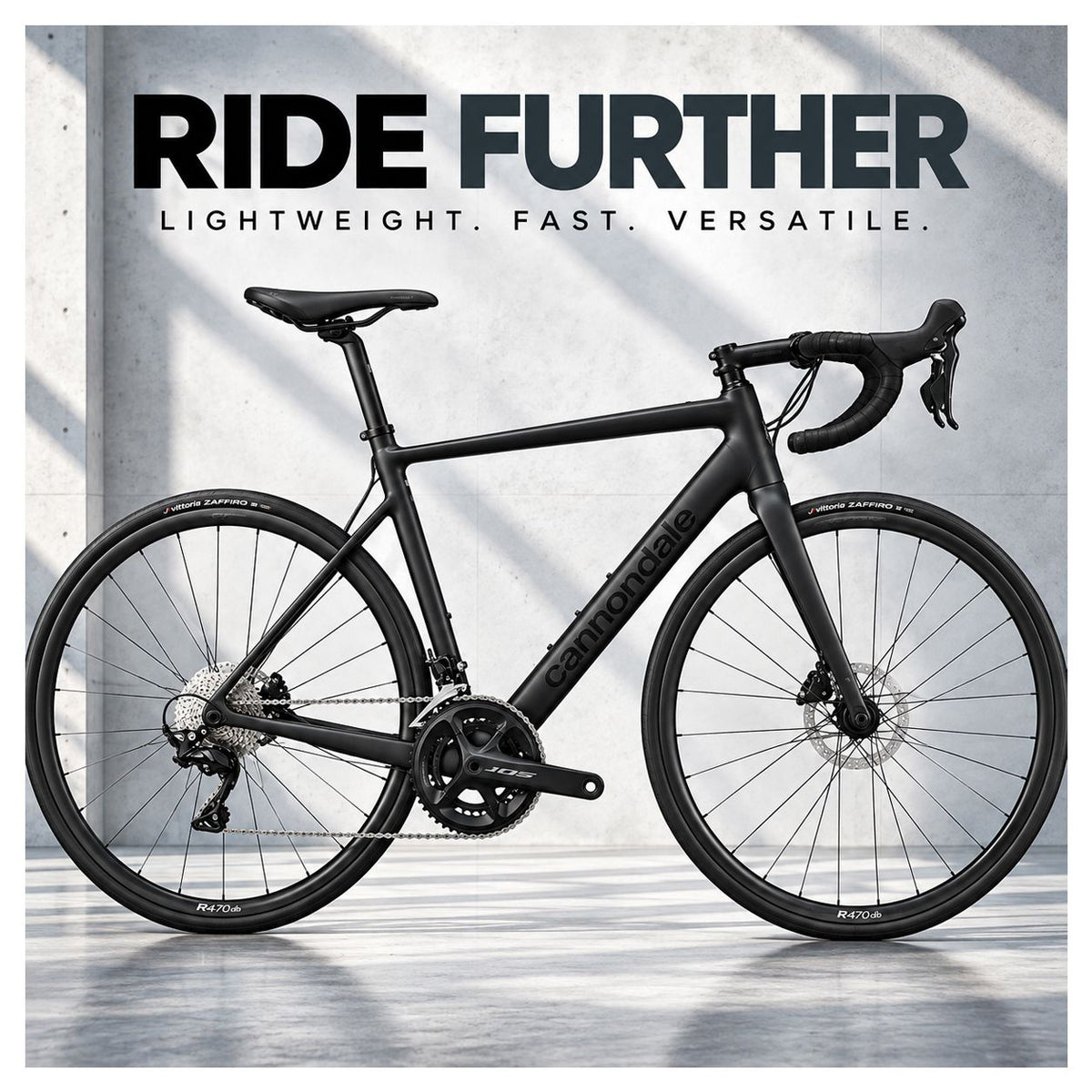 Cannondale 700 U CAAD14 3 Road Bike | Matte Black - Large