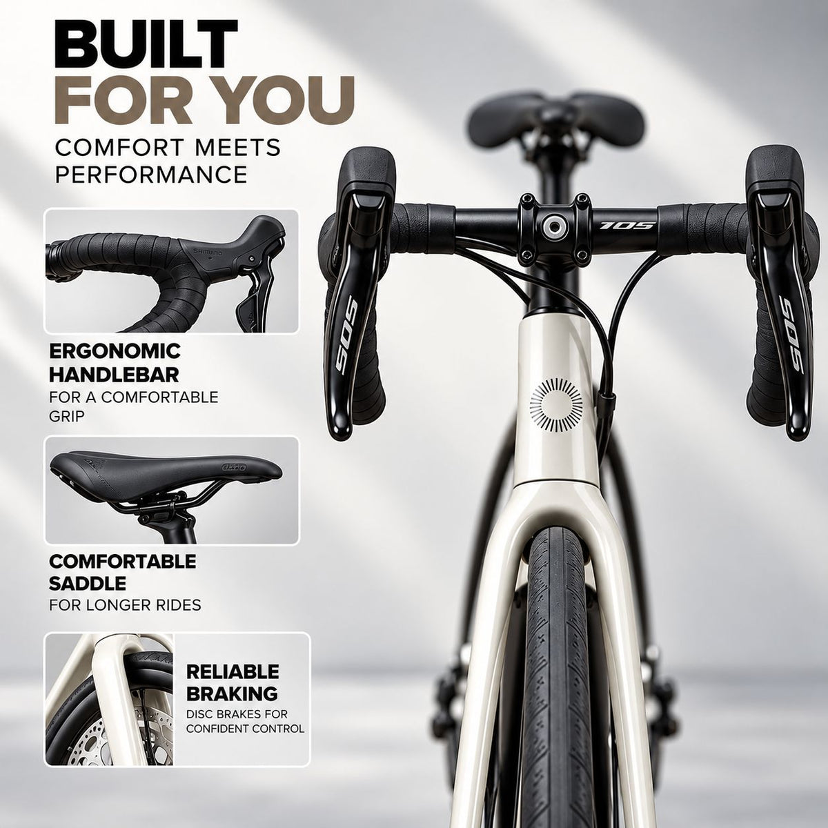 Cannondale 700 U CAAD14 3 Road Bike | Matte Black - Large