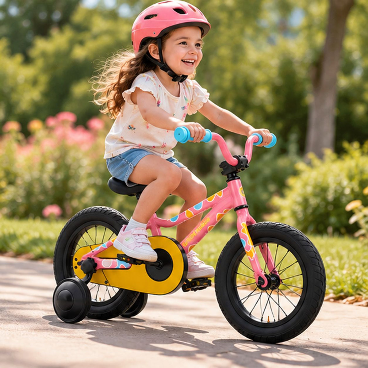 Cannondale Trail  Kids Bike with Training Wheels - Pink  | 12- Inches
