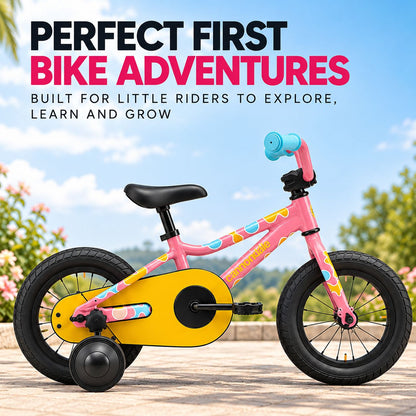 Cannondale Trail  Kids Bike with Training Wheels - Pink  | 12- Inches