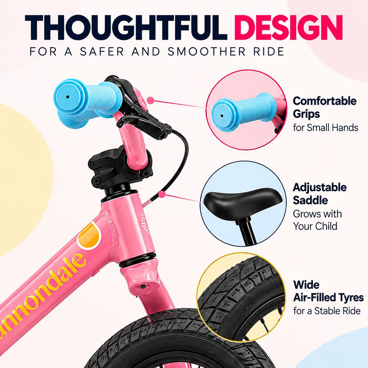 Cannondale Trail Kids  12 - Inches  Balance Bike -  Pink