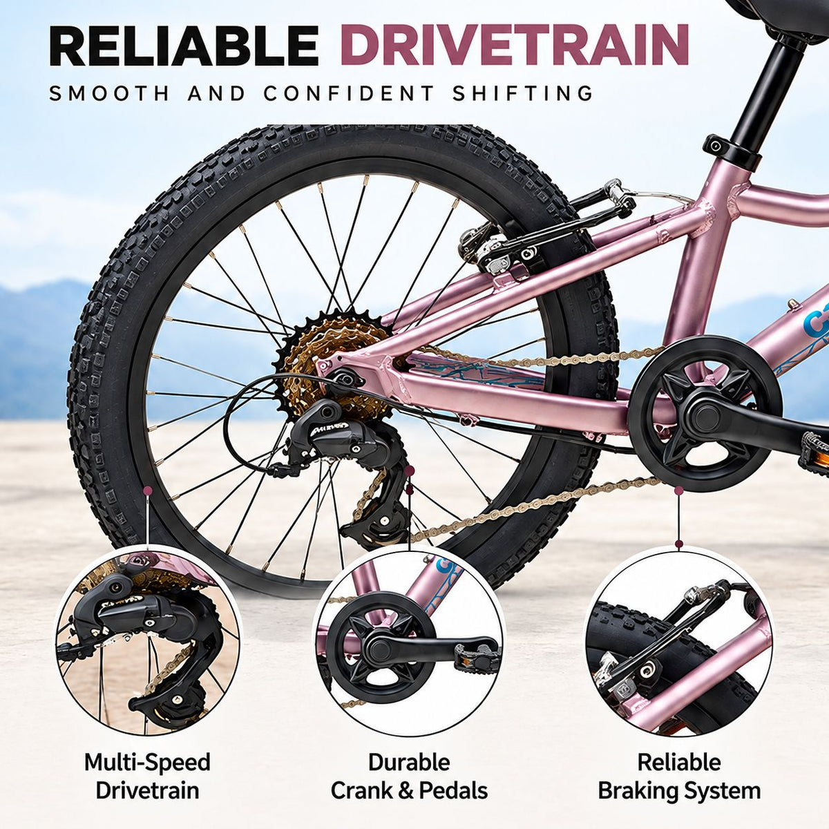 Cannondale Trail  Kids Mountain Bike - Lavender | 20 - Inches