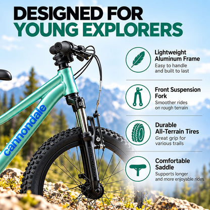 Cannondale Trail  Kids Mountain Bike - Lavender | 20 - Inches