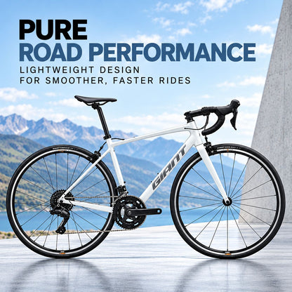 GIANT Contend 1 Shimano Sora Road Bike - Icicle White | Medium
