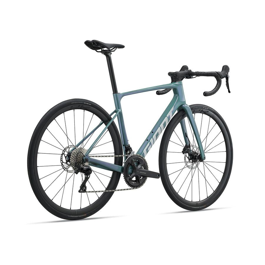 GIANT Defy Advanced 2 Shimano 105 Road Bike - Tidal Green | Extra Small