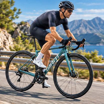 GIANT Defy Advanced 2 Shimano 105 Road Bike - Tidal Green | Extra Small