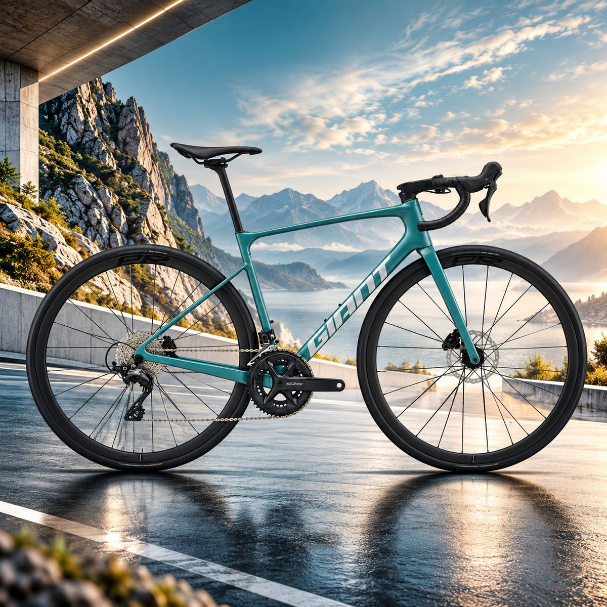 GIANT Defy Advanced 2 Shimano 105 Road Bike - Tidal Green | Extra Small