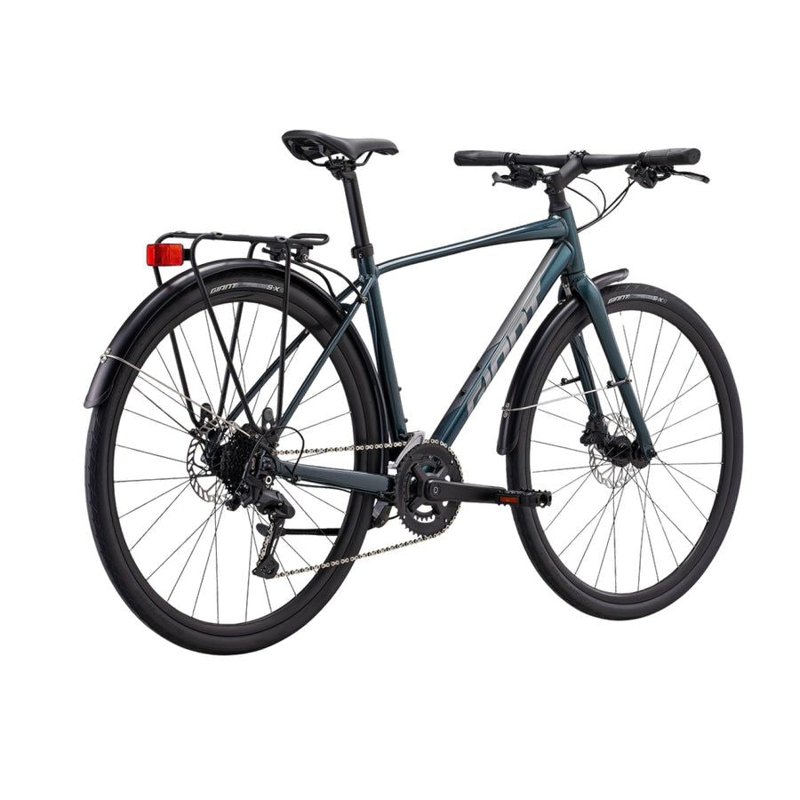 GIANT Escape City Disc 2 Hybrid Bike - Asphalt Green | Small