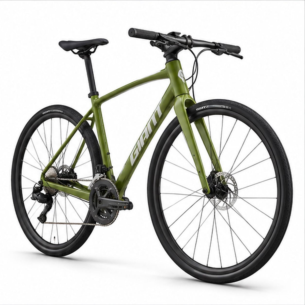 GIANT Escape Disc 2 Hybrid Bike - Dried Matcha | Extra Small