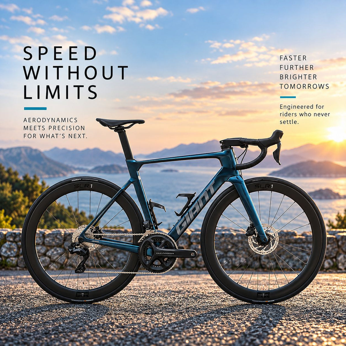 GIANT Propel Advanced Pro 0 Di2 Carbon Road Bike - Ocean Twilight | Medium