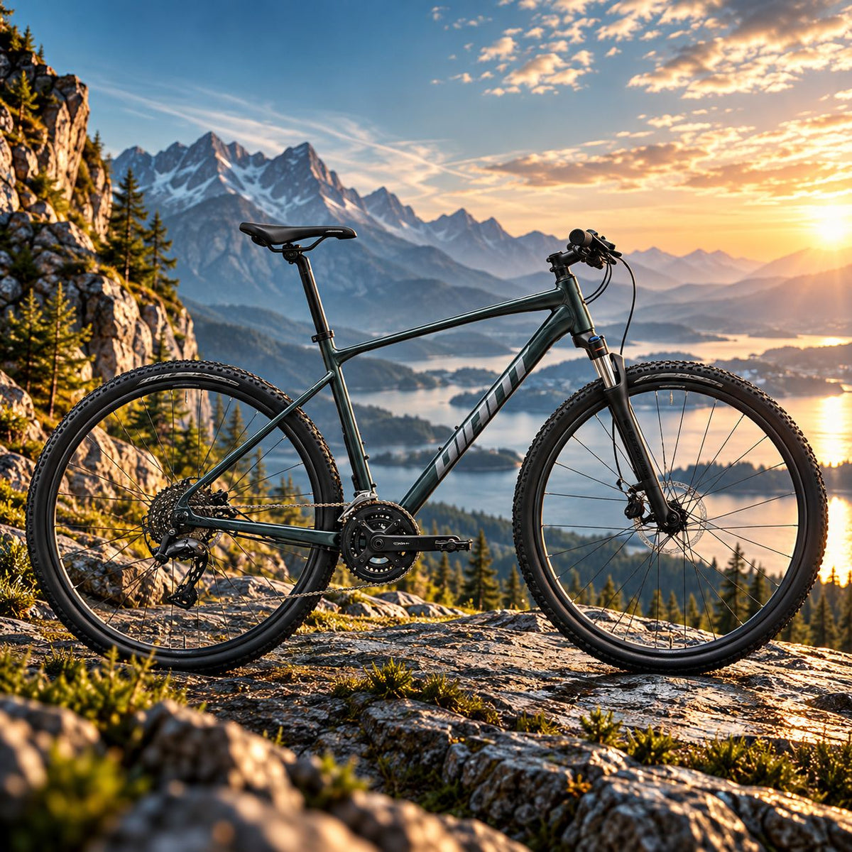 GIANT Roam 2 Mountain Bike – Asphalt Green | Small