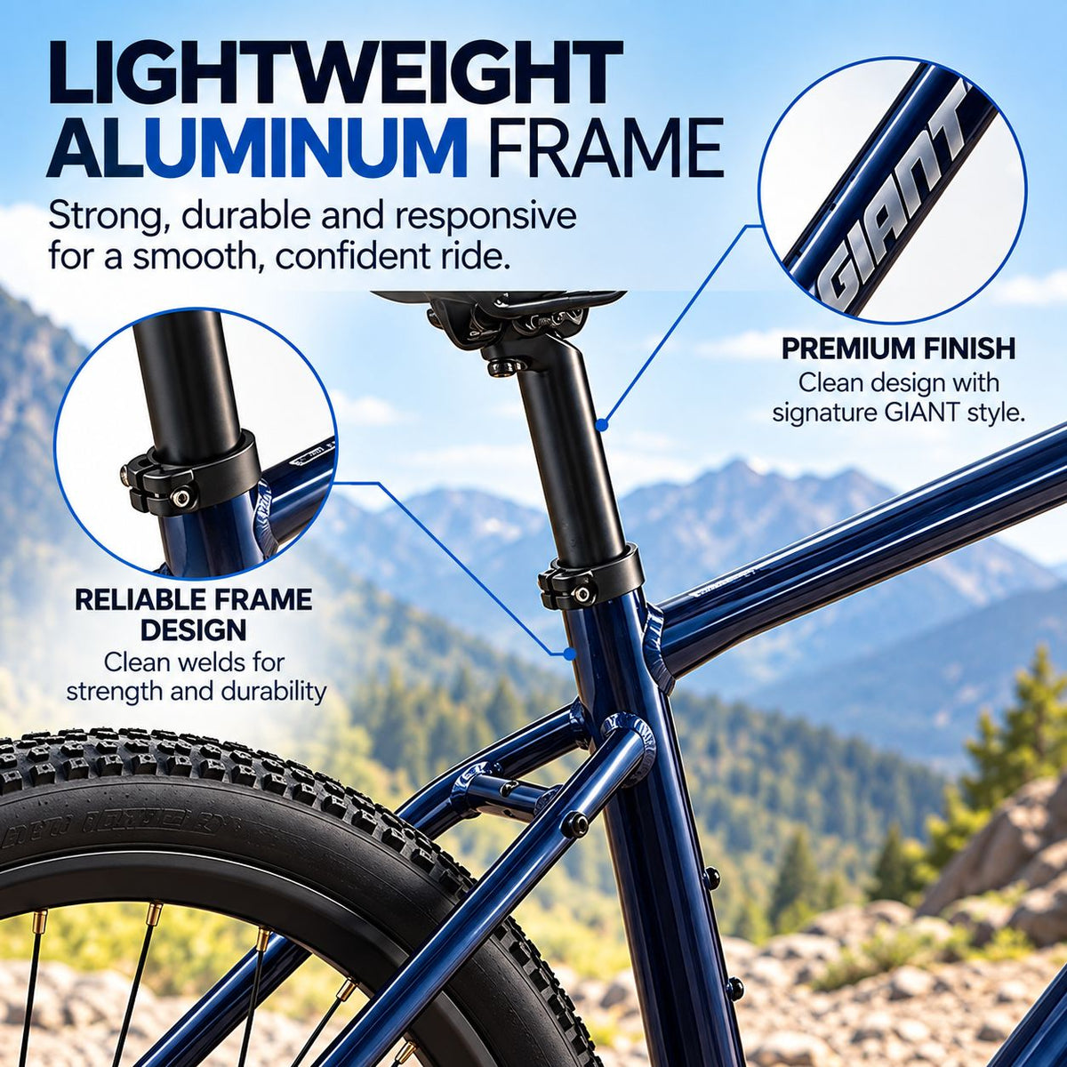 GIANT Roam 3 Mountain Bike – Ultra Navy | Small