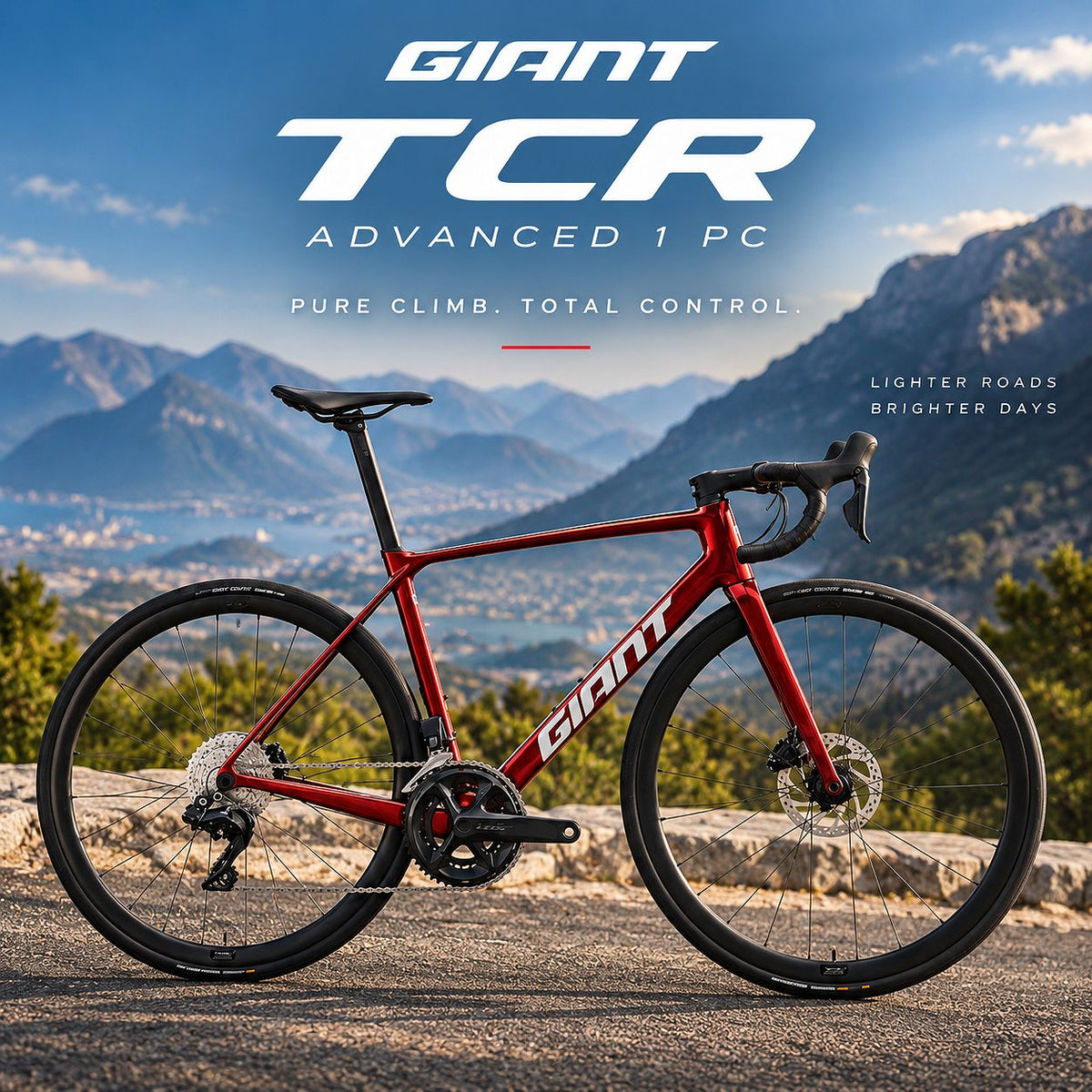 GIANT TCR Advanced 1 PC Road Bike | X-Small