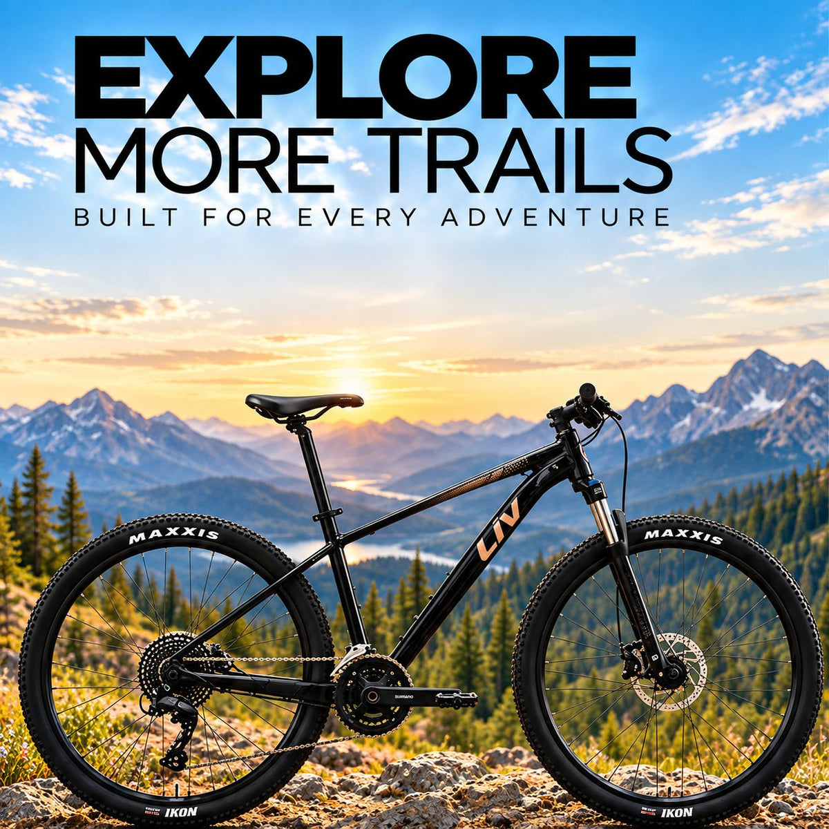 GIANT Liv Tempt 4 Women’s Lightweight Mountain Bike 27.5 Inches - Black | Extra Small