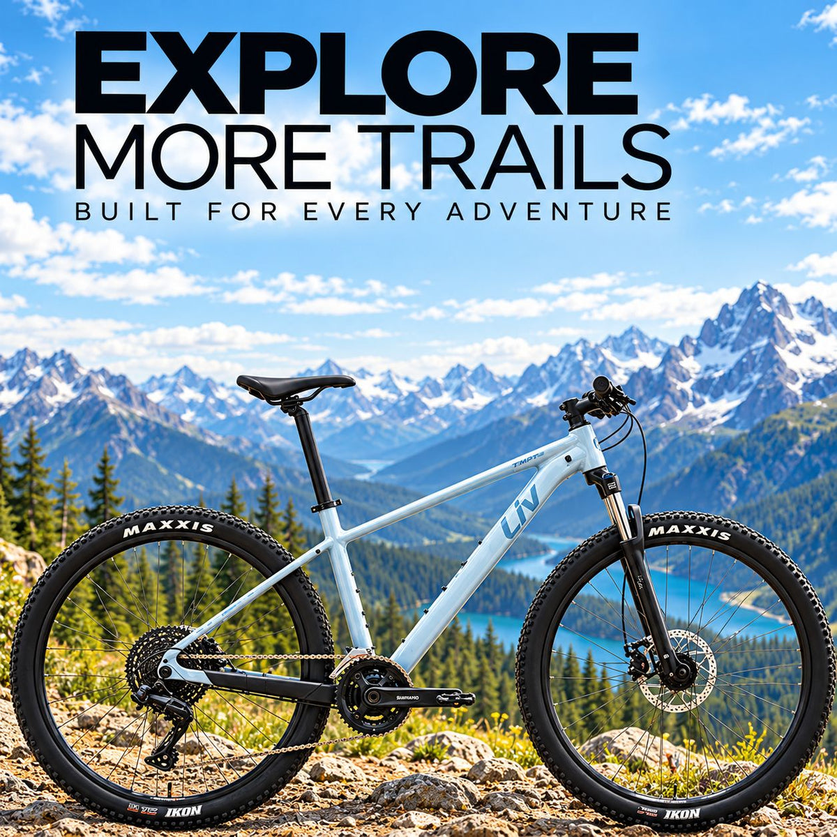 GIANT Liv Tempt 4 Women’s Lightweight Mountain Bike 27.5 Inches - Black | Extra Small
