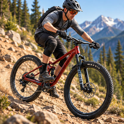 GIANT Faith 24 Full Suspension Kids Mountain Bike - Raw Aluminum