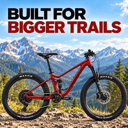 GIANT Faith 24 Full Suspension Kids Mountain Bike - Raw Aluminum
