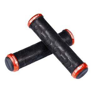 GIANT Tactal Double Lock-On Bike Grips – 135mm - Black/Blue
