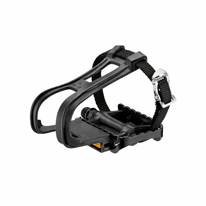 GIANT Empire Pedal with Toe Clips - Black