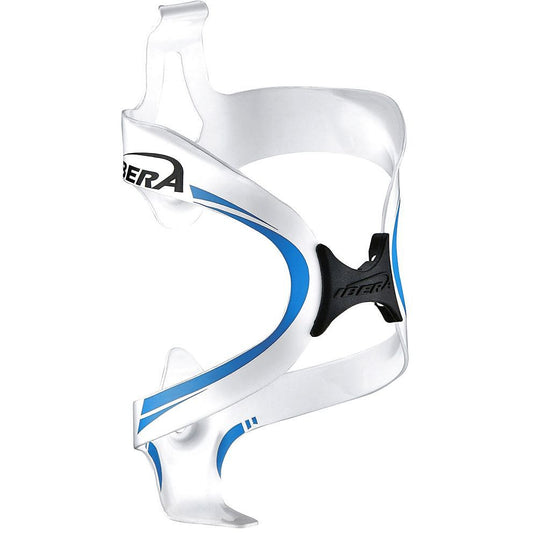 Ibera Alu Bottle Cage - Wht/Blu