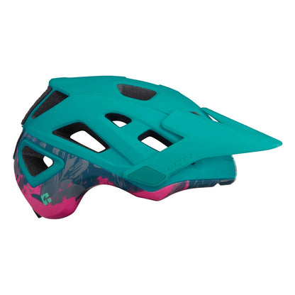 LAZER Jackal KinetiCore Mountain Bike Helmet | Matte Turquoise Finish - Medium