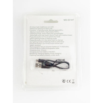 Muddy Fox MD61018T Rechargeable Light Set