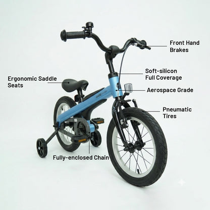 Ninebot Kids Bike for Boys and Girls - 14 Inches with Training Wheels